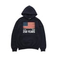 thumbnail image 1 of America Semiquincentennial 2026 Patriotic History Celebration Hoodie, for men & women, up to size 5XL, 1 of 3
