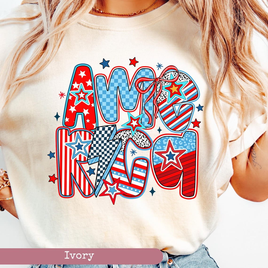 America Shirt, 4Th Of July Women, Patriotic Shirt, Fourth Of July Shirt ...