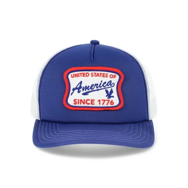 America Since 1776 Men's Snapback Sport Hat, Blue