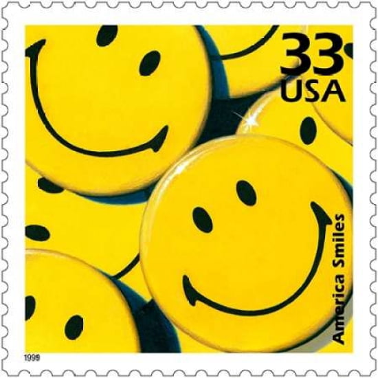 America Smiles Canvas Art - US POSTAL SERVICE (24 x 24)