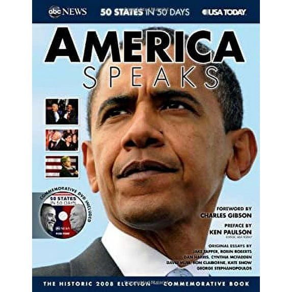 Pre-Owned America Speaks: The Historic 2008 Election Paperback - USED