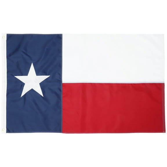 HAMPPLIES Embroidered Design Texas Banner Flag Multicolor Decoration for Collectors 1Pack