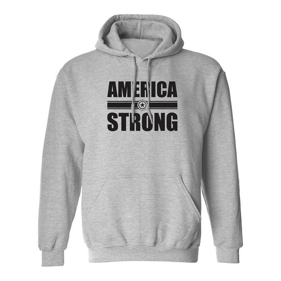 America Strong Adult Hooded Sweatshirt