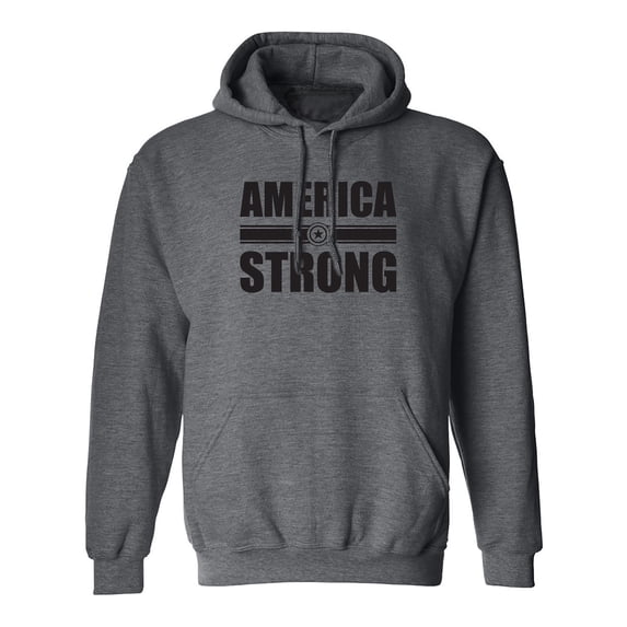 America Strong Adult Hooded Sweatshirt