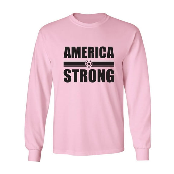 America Strong Adult Long Sleeve T-shirt