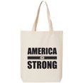 thumbnail image 1 of America Strong Cotton Canvas Tote Bag, 1 of 1