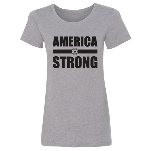 America Strong Womens crewneck tee