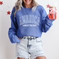 thumbnail image 1 of America Sweatshirt, 4th of July Sweatshirt, USA Flag Crewneck, Patriotic Sweater, Trendy Summer Sweatshirt, Star American Red White and Blue Sweatshirt All Size S-5XL, 1 of 5