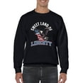 thumbnail image 1 of America Sweet Land Of Liberty Sweatshirt Men's -SmartPrintsInk Designs, 1 of 4