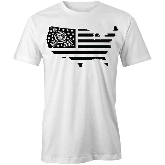 America T-Shirt | Patriotic American White Tee Gift