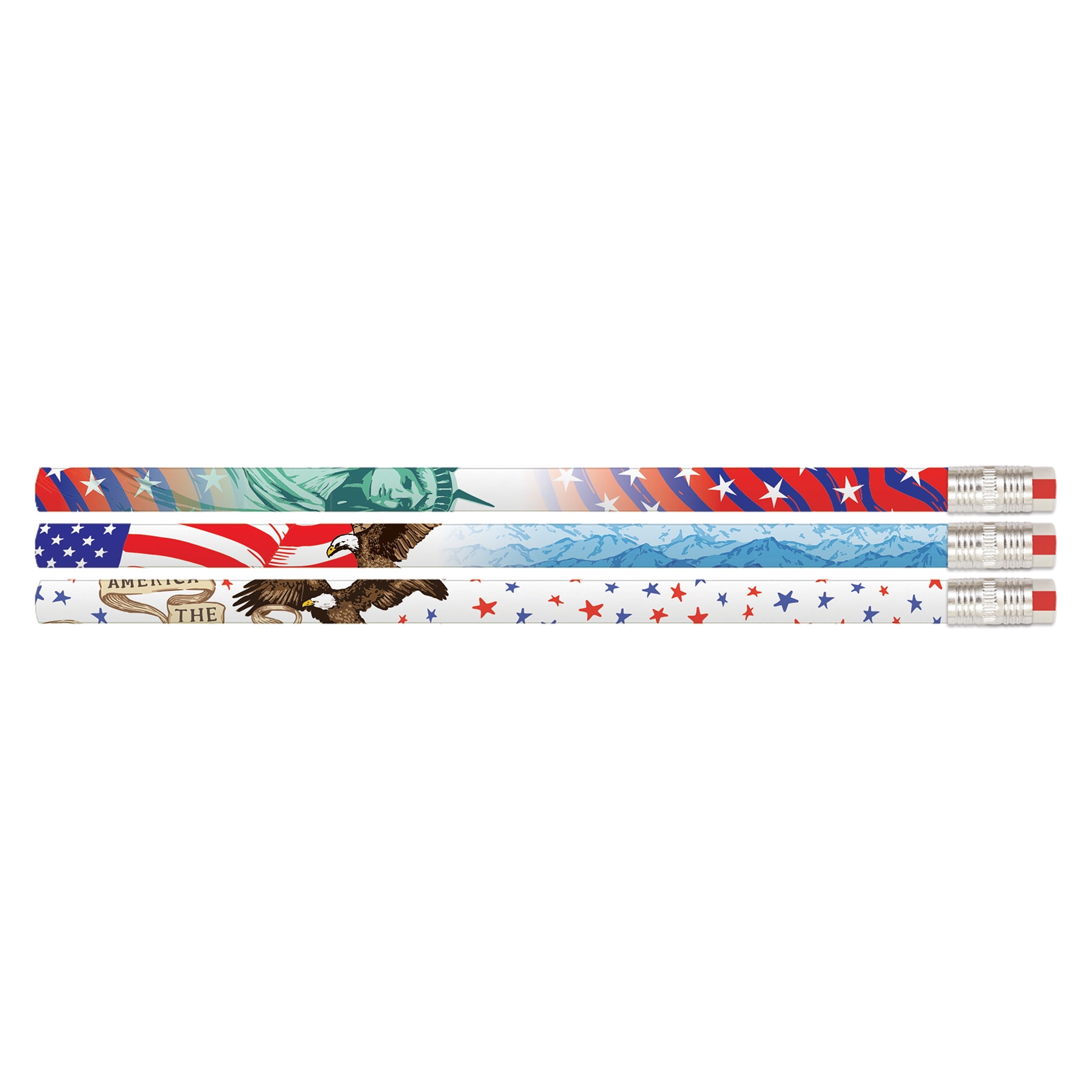 Musgrave Pencil Company America The Beautiful Motivational Pencils, Pack of 144