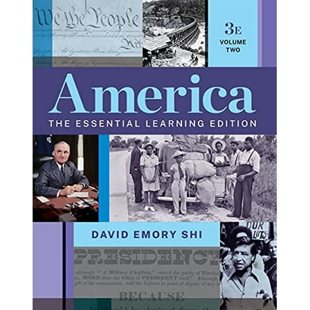 Pre-Owned America: The Essential Learning Edition (Volume 2), 9780393542905, 0393542904, Paperback, Third edition