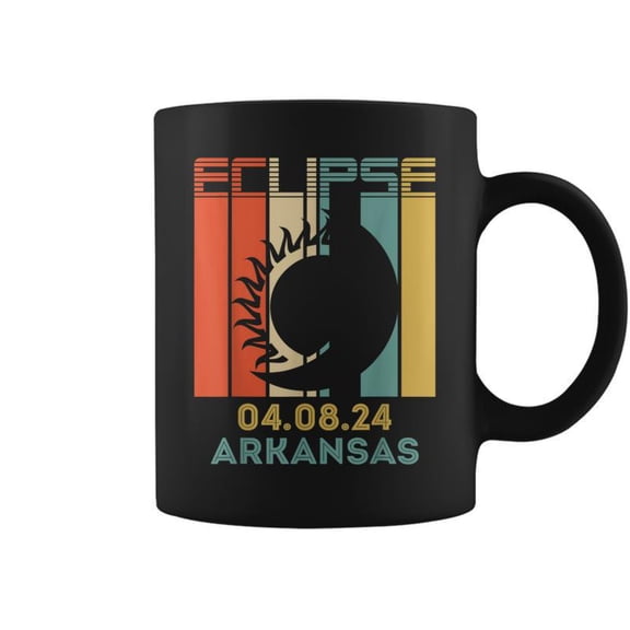 America Total Solar Eclipse 040824 Arkansas 2024 Coffee Mugs