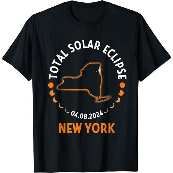 America Totality Total Solar Eclipse 04.08.2024 New York T-Shirt