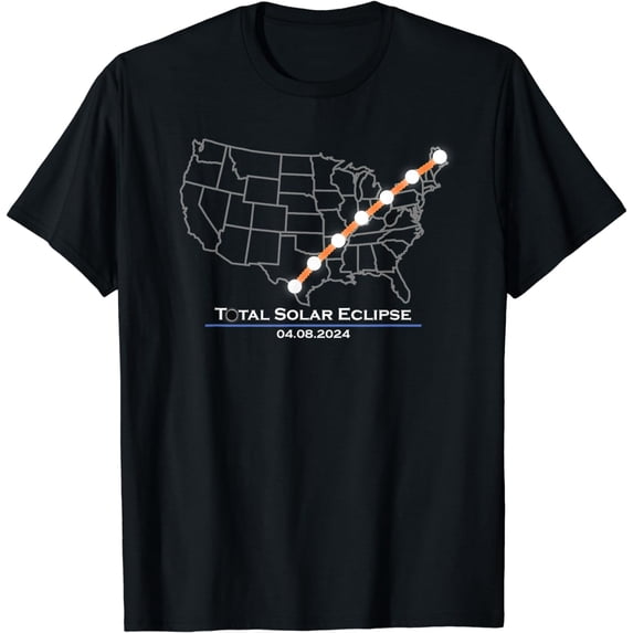America Totality Total Solar Eclipse April 8 2024 T-Shirt