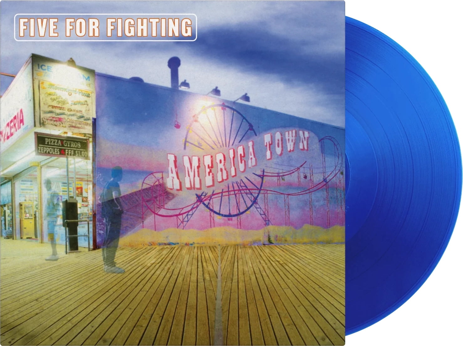 Five for Fighting - America Town- Limited 180-Gram Translucent Blue Colored Vinyl - Music & Performance