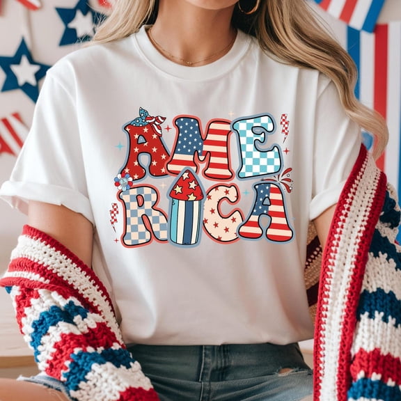 America Trendy America American Flag T-Shirt All Size S-3XL