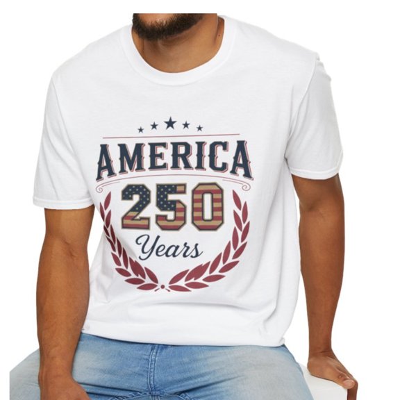 America Two Hundred Fifty Years Anniversary United States Crest T-shirt