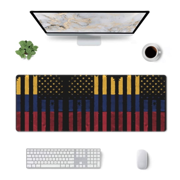 America Venezuelan Flag Large Gaming Mousepad For Office Computers Laptop Table Mouse Mat Accessory 11.8 X 31.5 Inches\r\n﻿