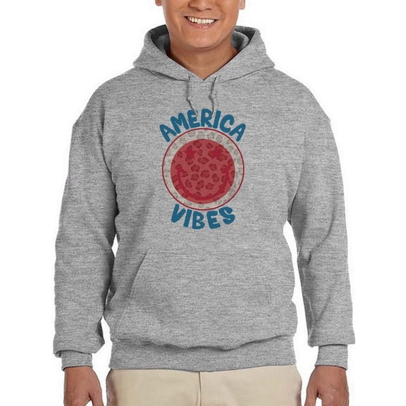 America Vibes Hoodie Men -Image by Shutterstock, Male 3X-Large