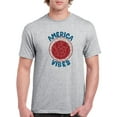 thumbnail image 1 of America Vibes T-Shirt Men -Image by Shutterstock, Male 4X-Large, 1 of 4