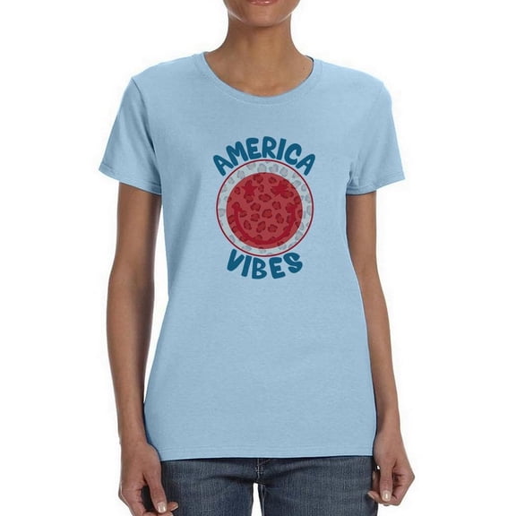 America Vibes T-Shirt Women -Image by Shutterstock, Female x-Large