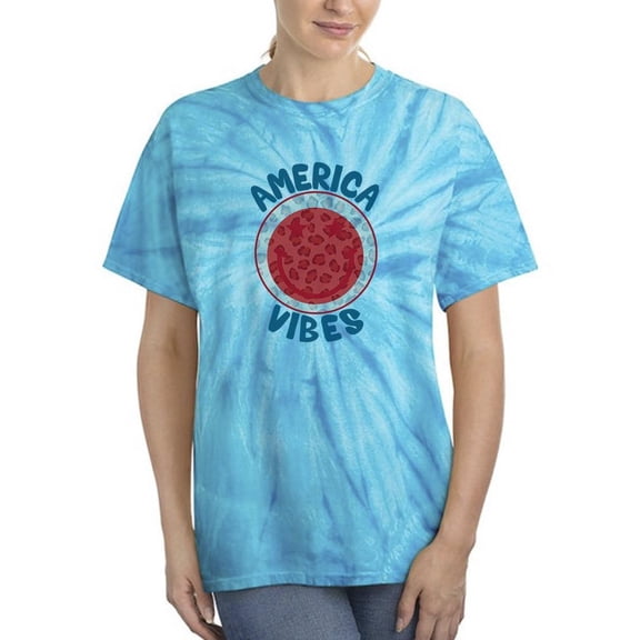 America Vibes Tie Dye Cyclone Women -Image by Shutterstock, Female x-Large