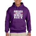 thumbnail image 1 of America Where Else Grunge Style Hoodie Men -Image by Shutterstock, Male 5X-Large, 1 of 4