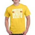 thumbnail image 1 of America Where Else Grunge Style T-Shirt Men -Image by Shutterstock, Male Small, 1 of 4