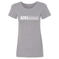 thumbnail image 1 of America Womens crewneck tee, 1 of 2