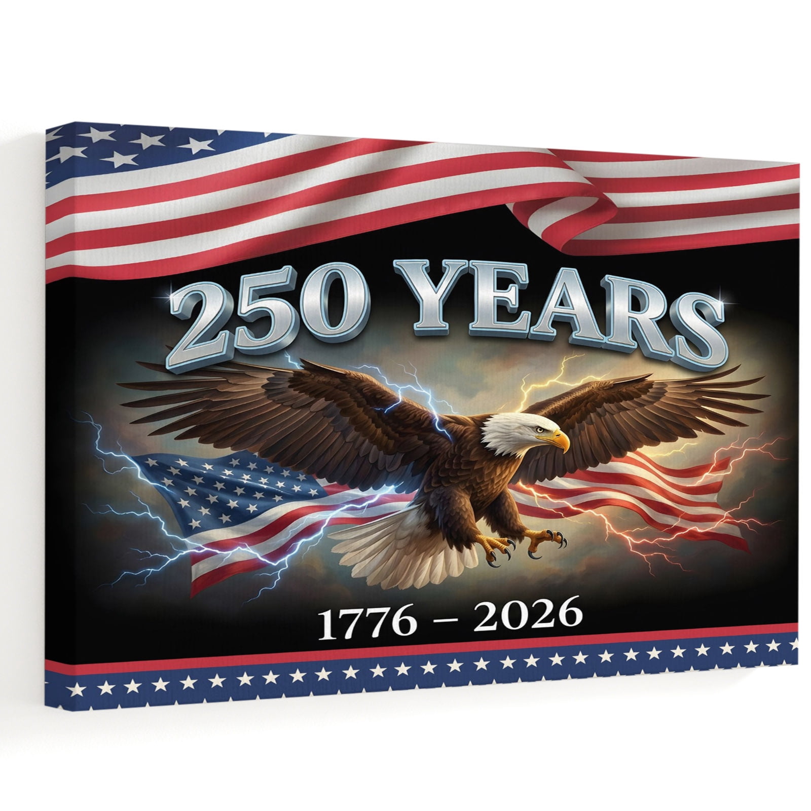 America Years Eagle Canvas Wall Art 24