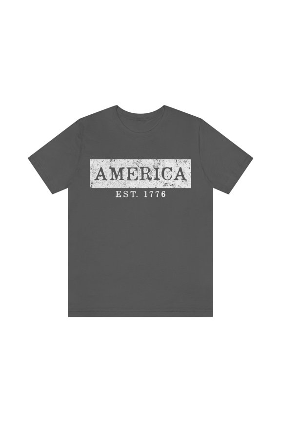 America established 1776 Unisex Jersey Short Sleeve Tee