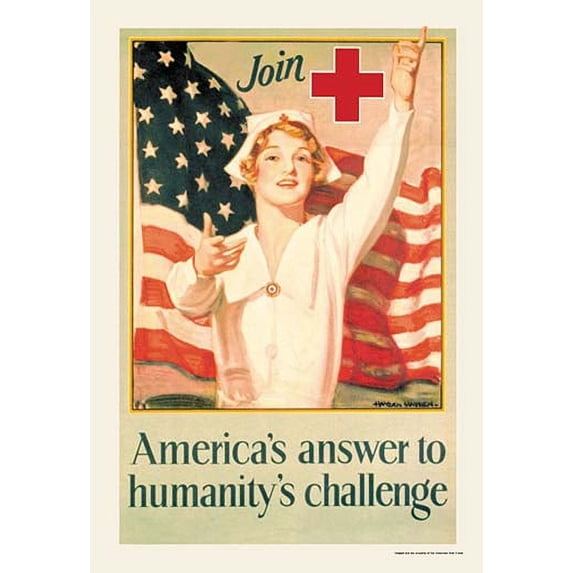 America's Answer to Humanity's Challenge Fine art canvas print (20" x 30")