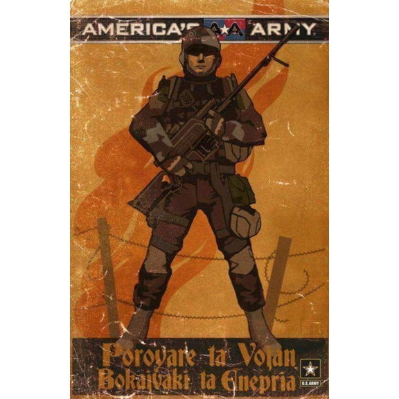 Americas Army Video Game 2014 Wondercon mini poster