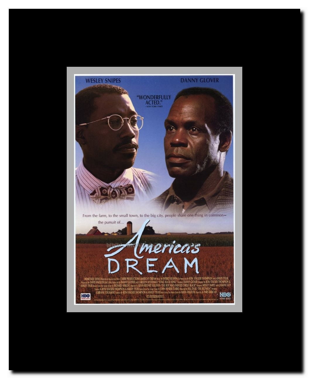 America's Dream Framed Movie Poster