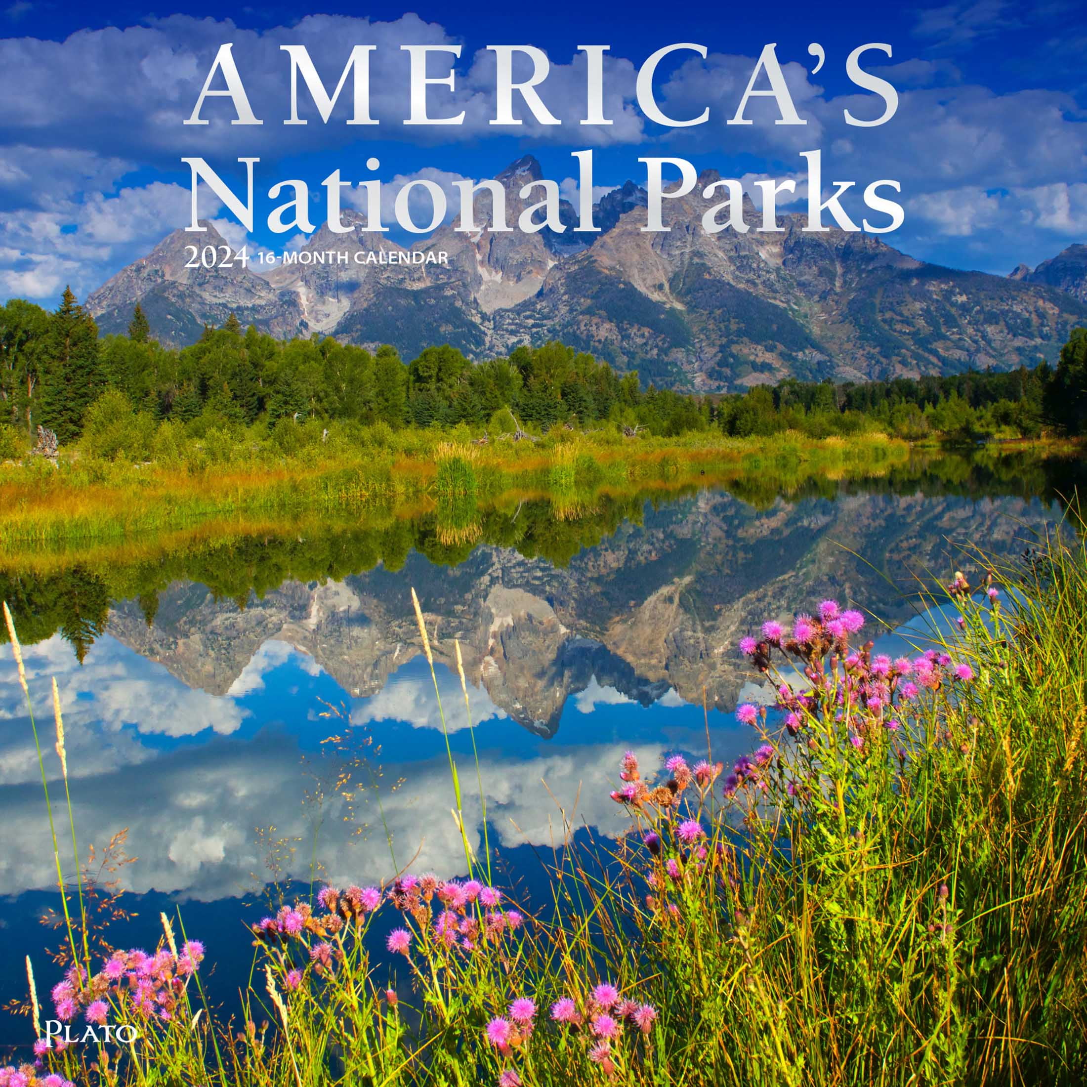 America's National Parks 2024 Wall Calendar 12x12 by Browntrout