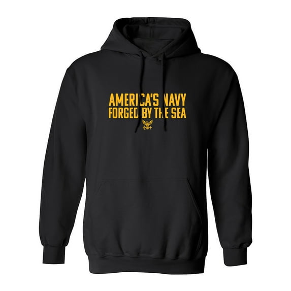 America's Navy Forged By The Sea Adult Hooded Sweatshirt
