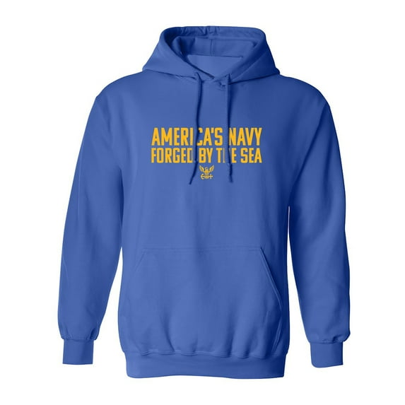 America's Navy Forged By The Sea Adult Hooded Sweatshirt