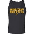 thumbnail image 1 of America's Navy Forged By The Sea Adult Tank Top, 1 of 3