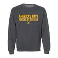 thumbnail image 1 of America's Navy Forged By The Sea Crewneck Sweatshirt, 1 of 3