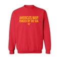 thumbnail image 1 of America's Navy Forged By The Sea Crewneck Sweatshirt, 1 of 3