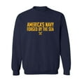 thumbnail image 1 of America's Navy Forged By The Sea Crewneck Sweatshirt, 1 of 3