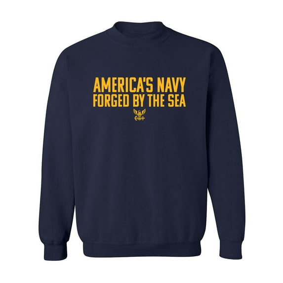 America's Navy Forged By The Sea Crewneck Sweatshirt