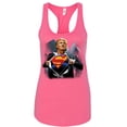thumbnail image 1 of America's President Super Donald Trump Women Tank Top Lady Outfit Color Pink Small, 1 of 2