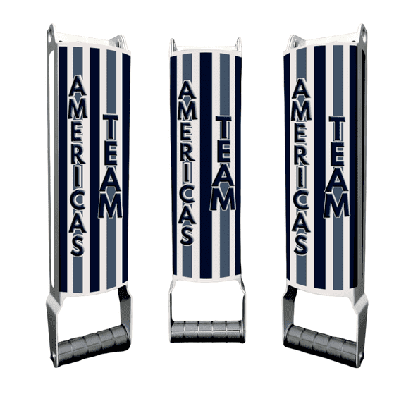 America's Team Custom Designed Beer Can Crusher - Tiki Bar - Man Cave - Garage - Beer - Gifts - Basement Bars