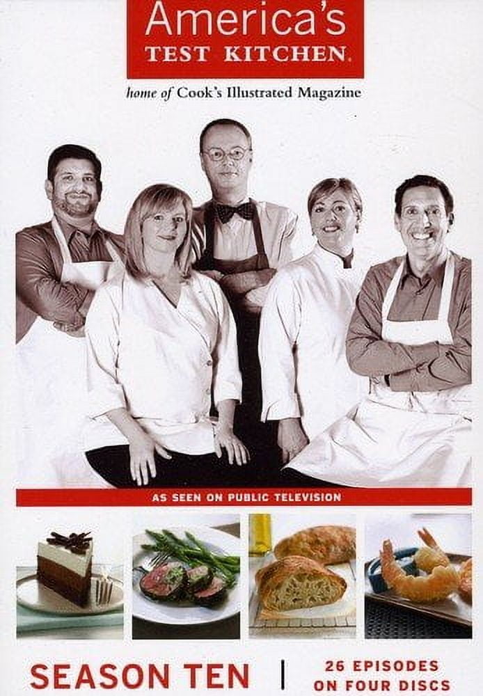 America's Test Kitchen: Season 10 (DVD, 2010, 4-Disc Set) NEW