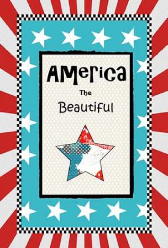 America the Beautiful Canvas Art - Sarah Ogren (20 x 28)