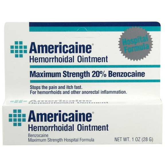 Americaine Hemmorrhoidal Ointment Cream, 1 Oz