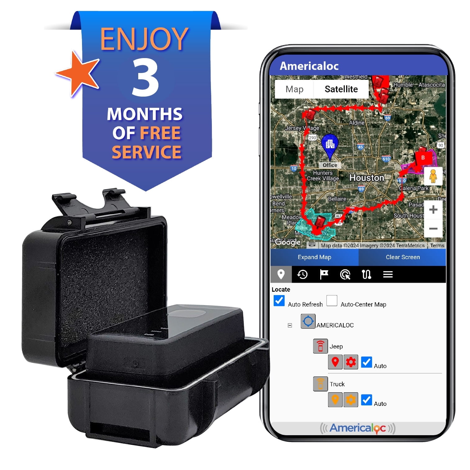 Portable GL300MXW Series GPS Tracker for Vehicles & Drivers by