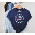 thumbnail image 1 of American 1776-2026 shirt, USA 250th Anniversary Celebration Shirt, July 4th Tee, Betsy Ross Vintage Flag, 1 of 3